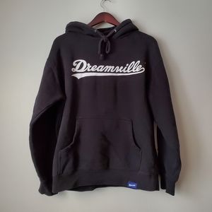 Dreamville // athletic printed script hoodie